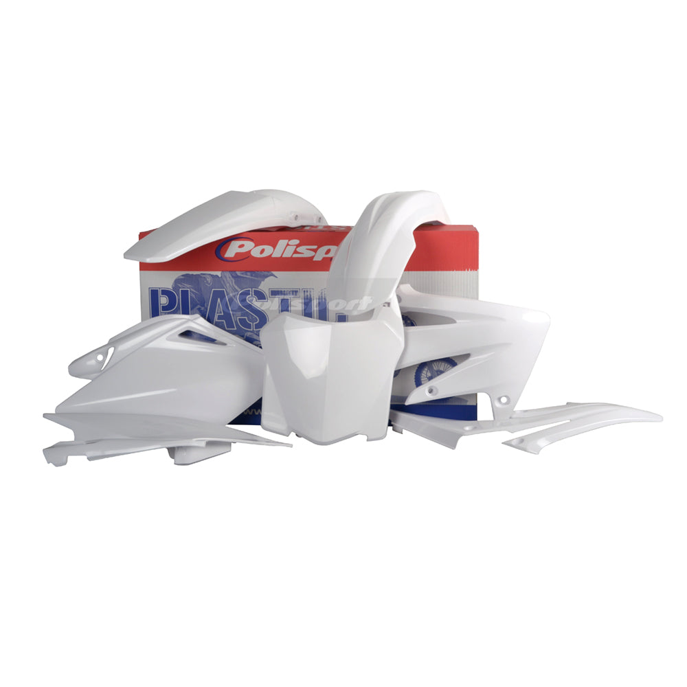 POLISPORT BOX KIT HONDA CRF250R 08 WHITE  WHITE