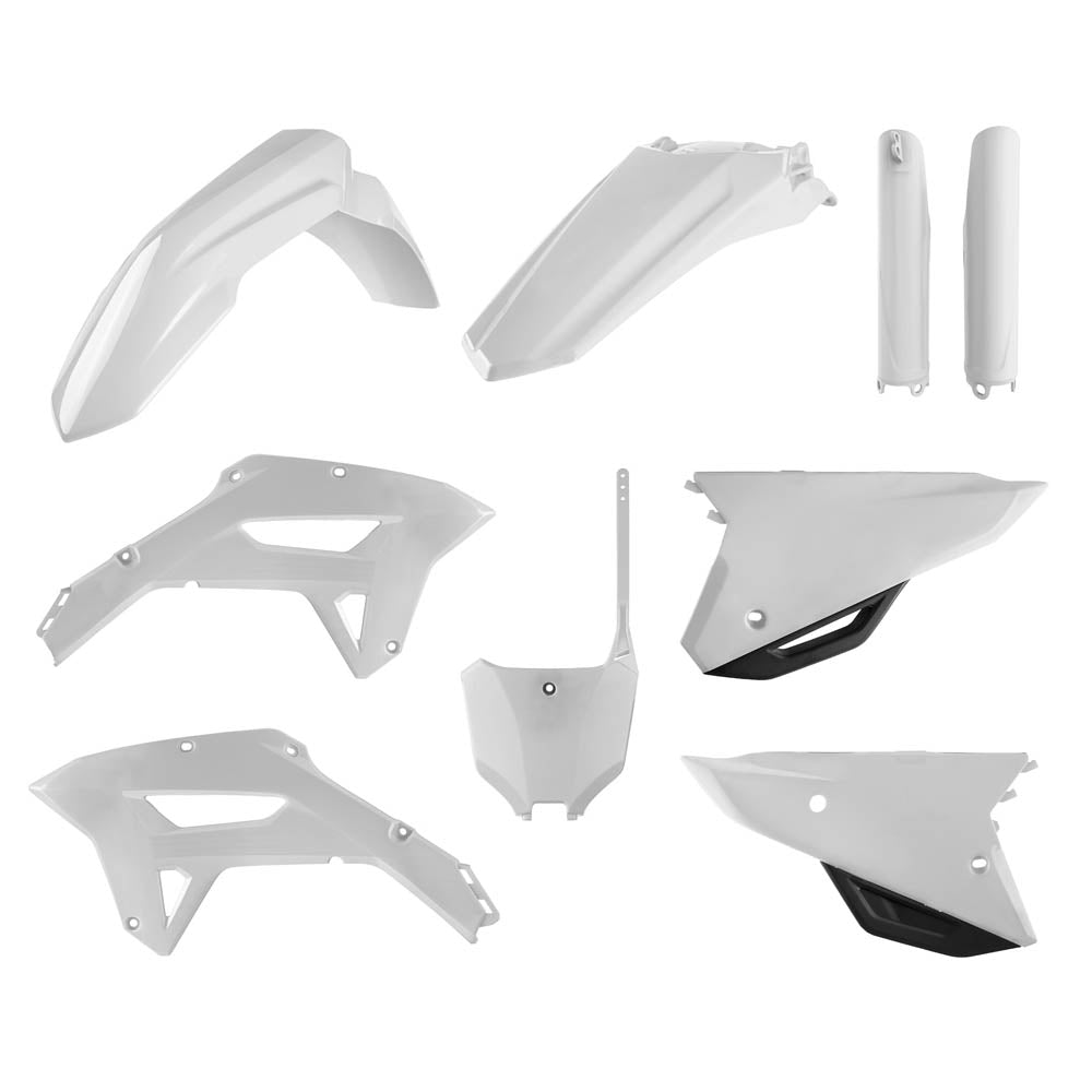 POLISPORT BOX KIT INC FORK GUARDS HONDA CRF250RX 22-24, CRF450RX 21-24  WHITE