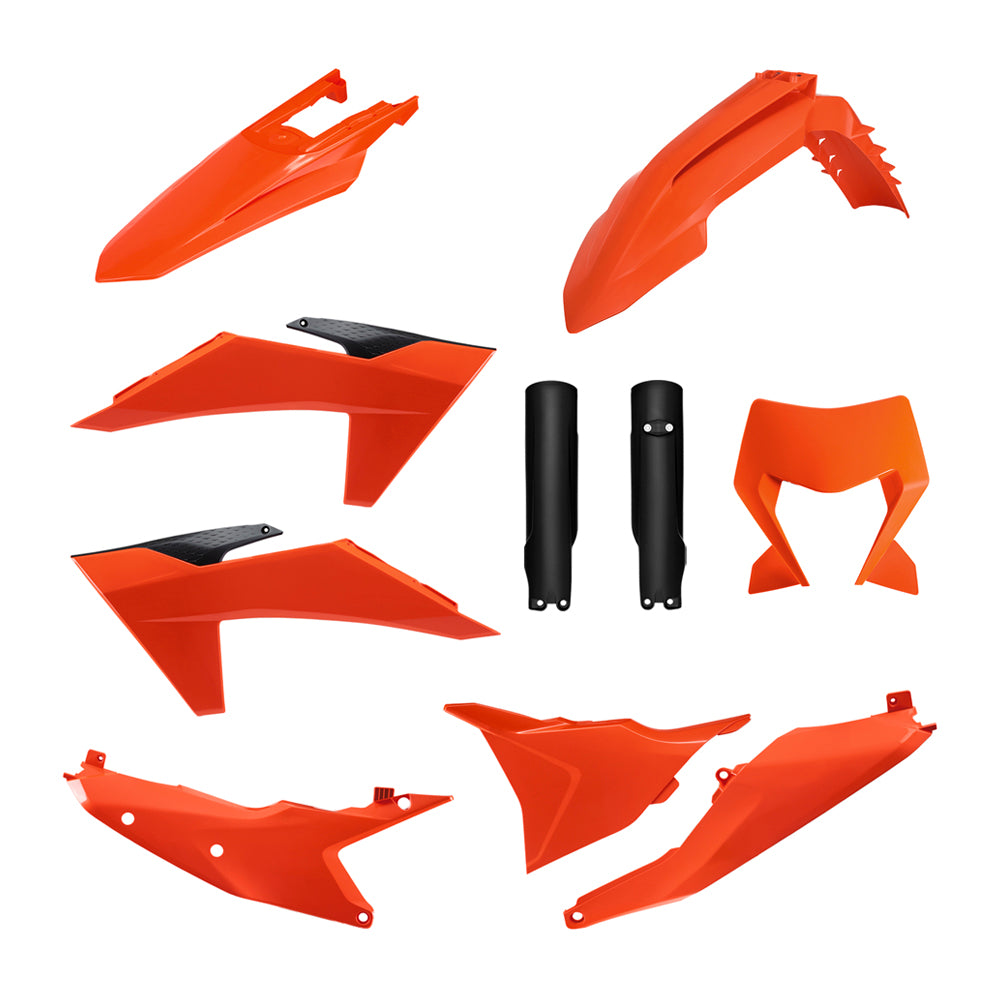 Polisport BOX KIT ENDURO INC FORK GUARDS & HEADLIGHT MASK KTM EXC/EXC-F 24-25  OEM 