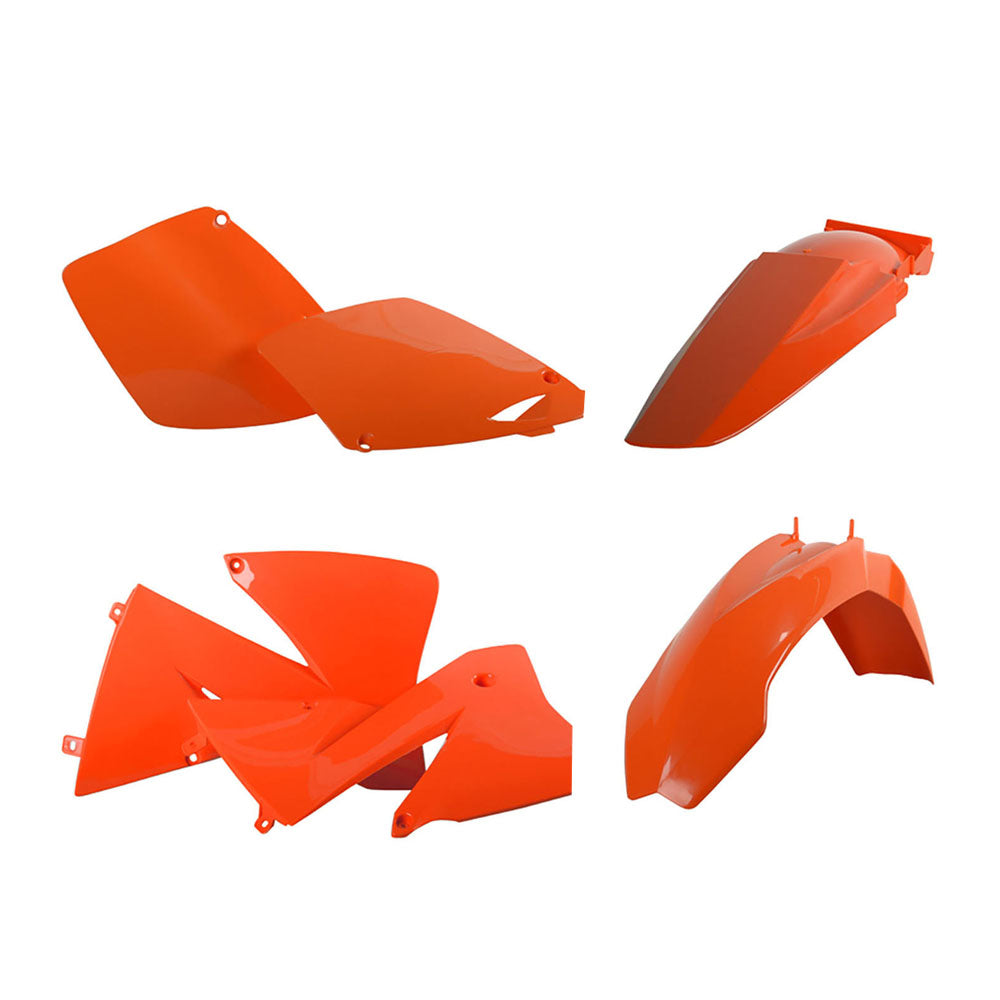 POLISPORT BOX KIT KTM EXC 01-02  ORANGE