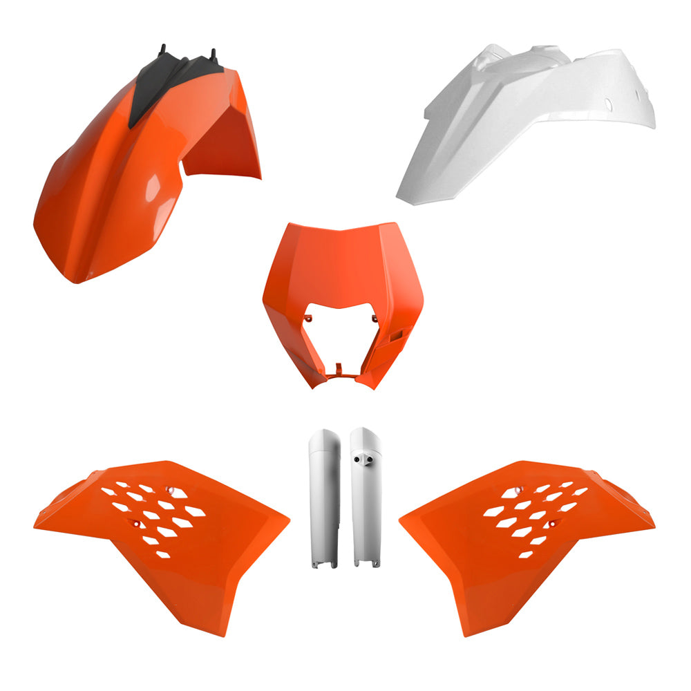 POLISPORT BOX KIT ENDURO WITH HEADLIGHT MASK KTM EXC 08-11  OEM