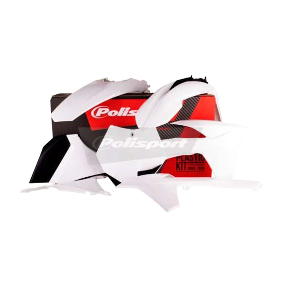 POLISPORT BOX KIT ENDURO STANDARD KTM EXC/EXC-F 12-13, SX 2011 WHITE  WHITE