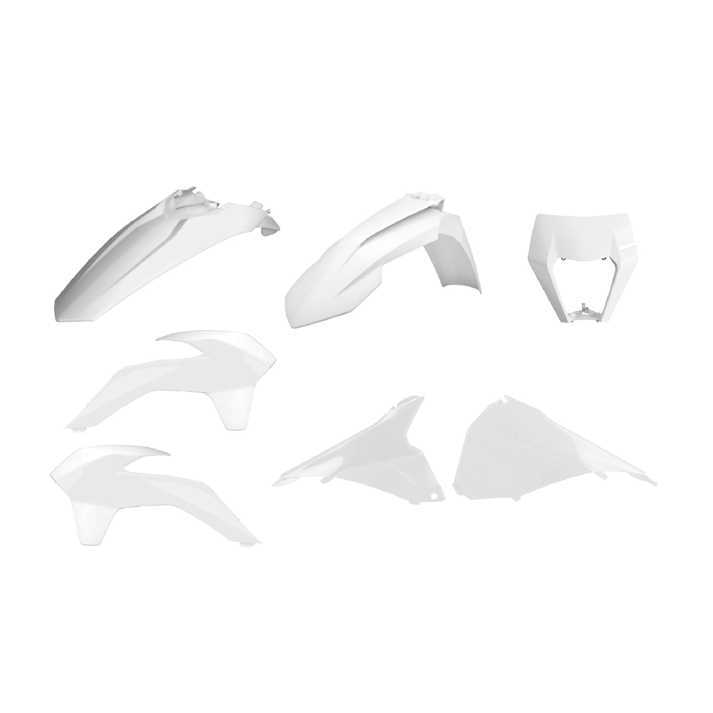 POLISPORT BOX KIT ENDURO KTM EXC/EXC-F 14-16 FRONT END RESTYLING 2019  WHITE