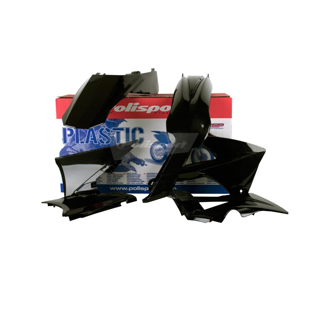 POLISPORT BOX KIT GAS GAS EC/ECE/ECF 2010 BLACK  BLACK