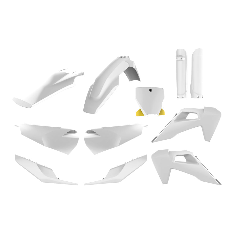 POLISPORT BOX KIT INC FORK GUARDS HUSQVARNA TC/FC/TX/FX 19-22  OEM 19