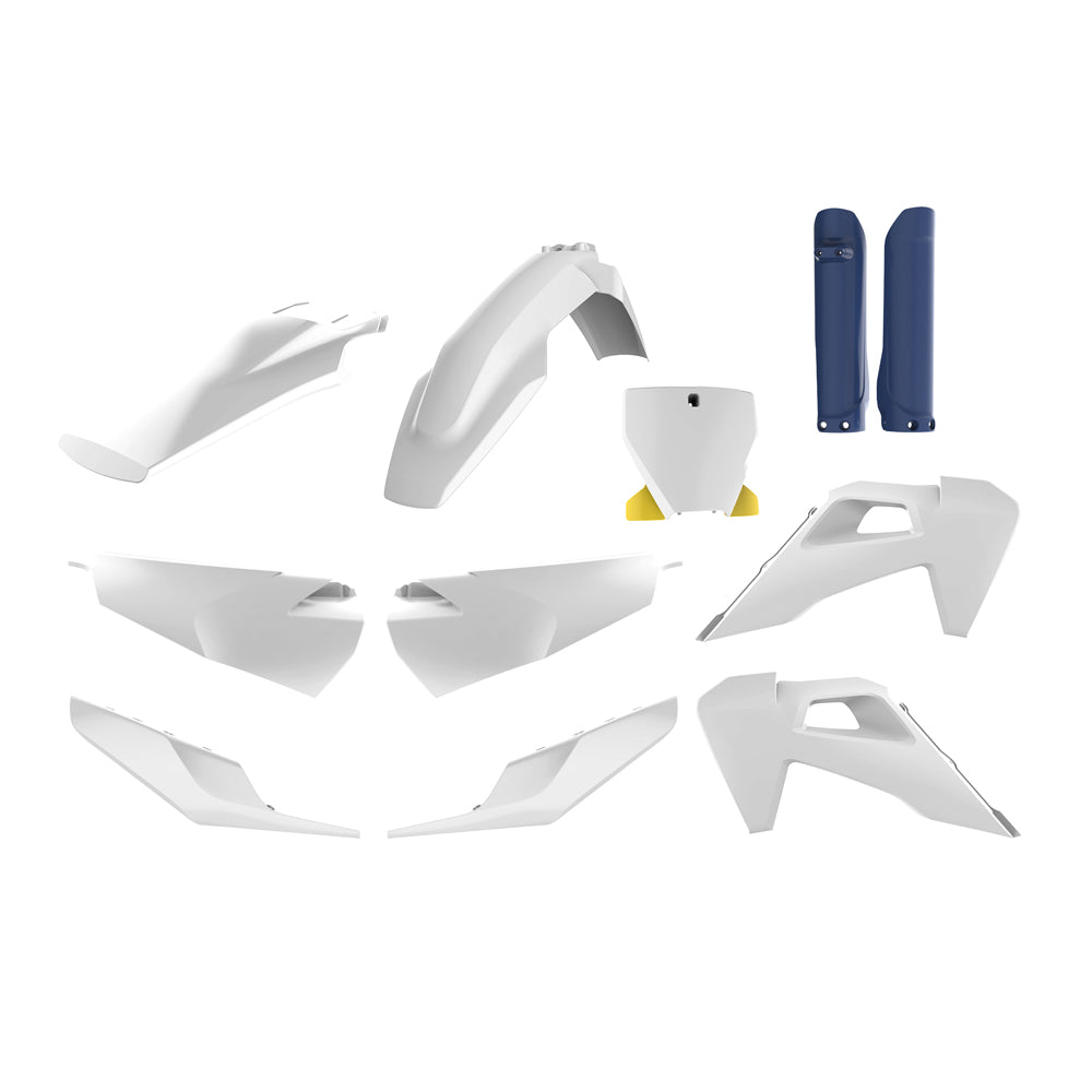 POLISPORT BOX KIT INC FORK GUARDS HUSQVARNA TC/FC/TX/FX 19-22  OEM 22