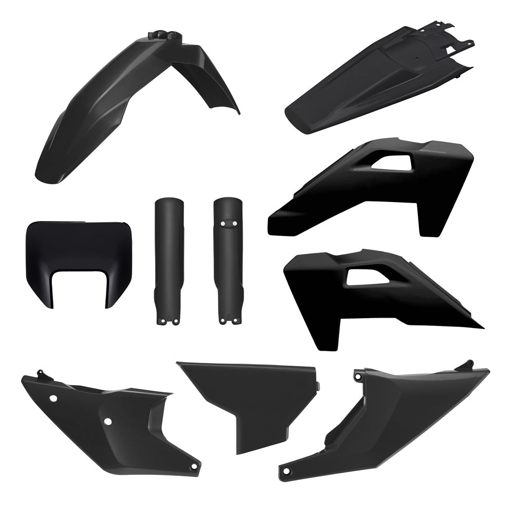 Polisport Box Kit Inc Fork Guards Husqvarna Te/Fe 2026 OEM 26 Black