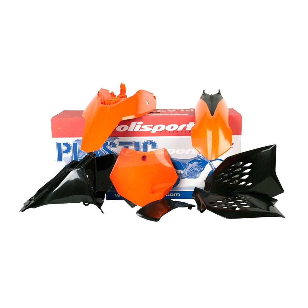 POLISPORT BOX KIT KTM SX65 09-11 ORANGE  ORANGE