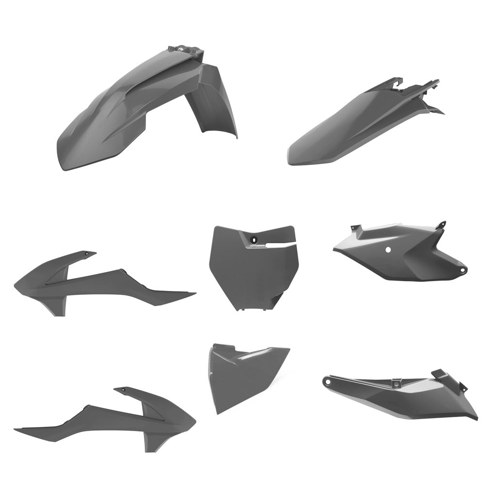 POLISPORT BOX KIT INC AIRBOX COVERS KTM SX85 18-24  GREY