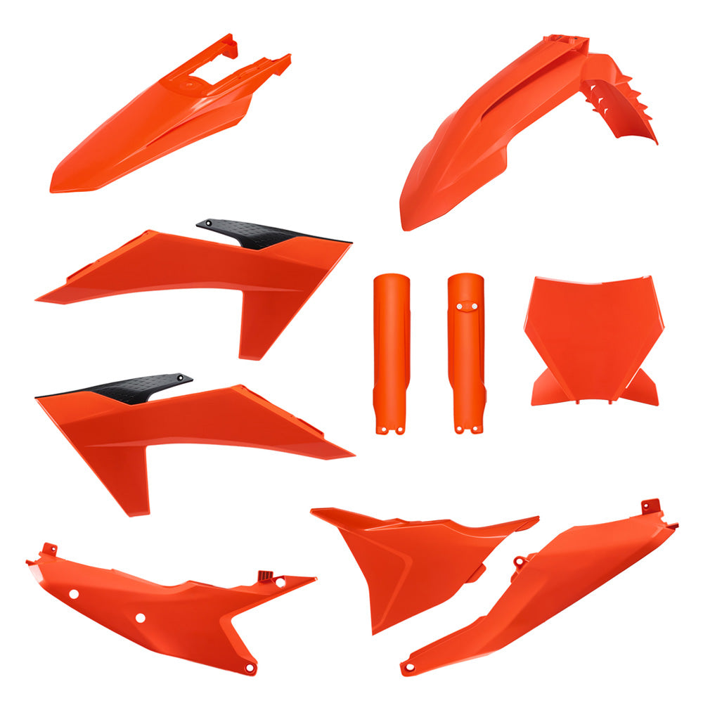 POLISPORT BOX KIT INC FORK GUARDS KTM SX/SX-F 23-24  ORANGE
