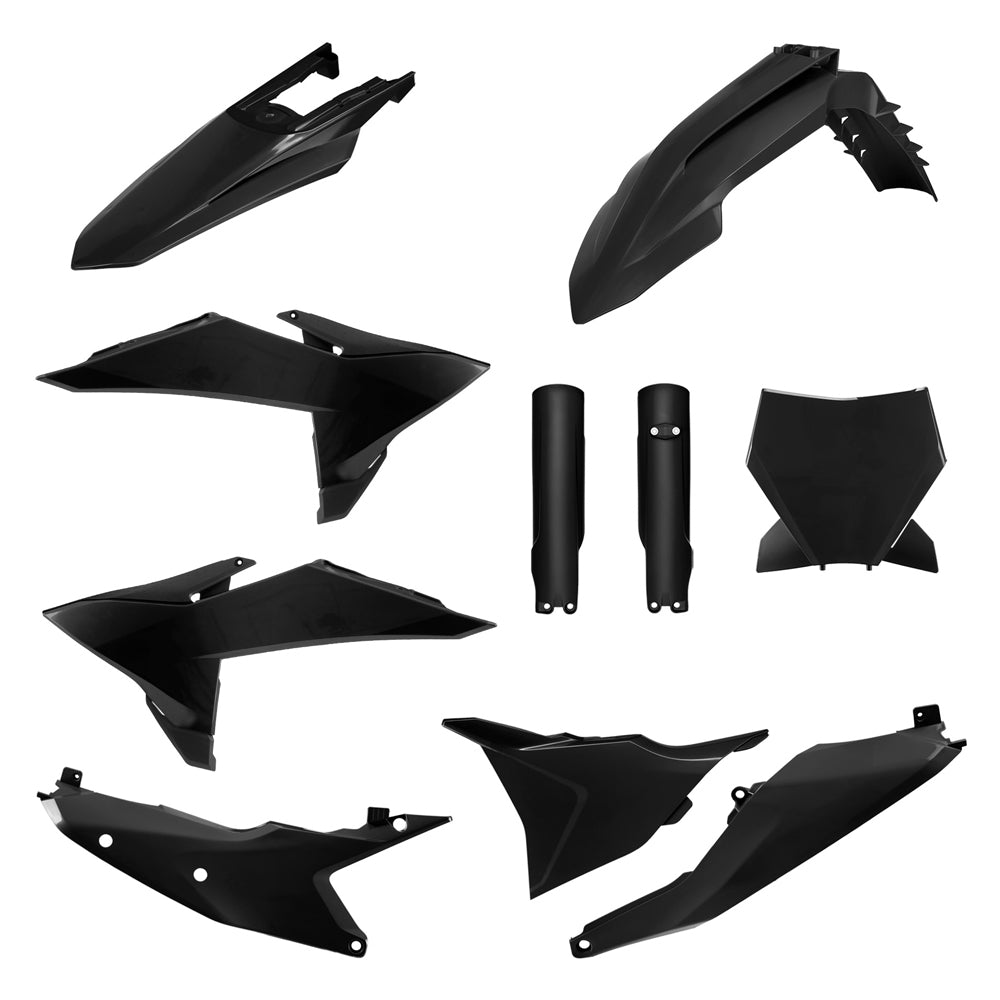 Polisport Box Kit Inc Fork Guards Ktm Sx/Sx-F 25-26 Orange (OEM 25-26) Black