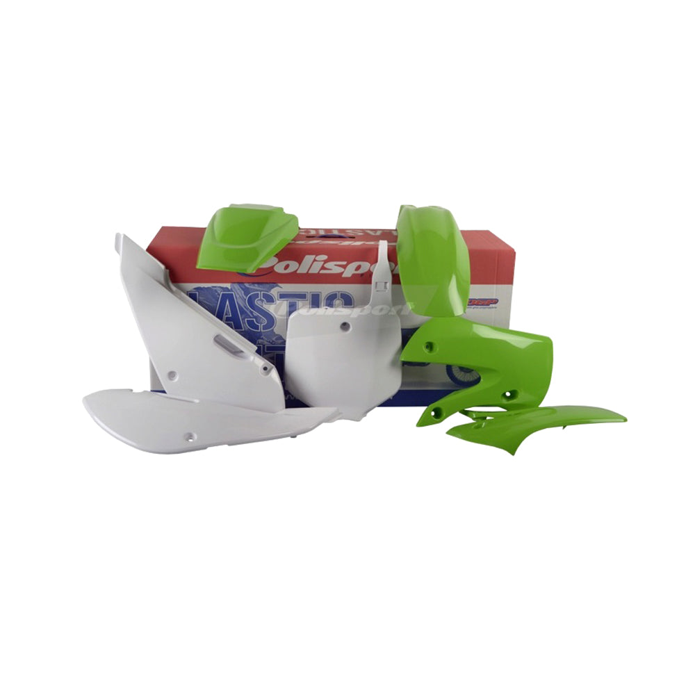POLISPORT BOX KIT KAWASAKI KX65 00-25  GREEN