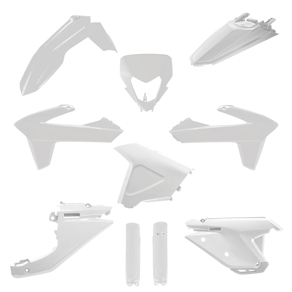 Polisport BOX KIT INC FORK GUARDS SHERCO SE-R/SE-F 25-26  White 