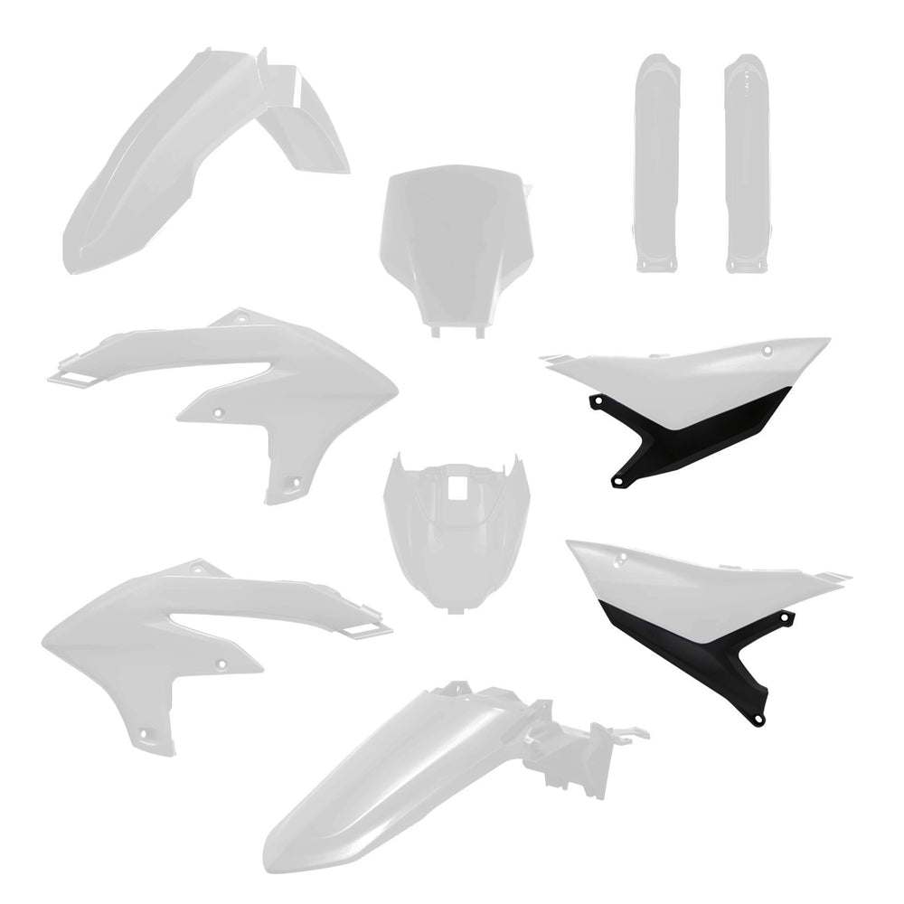 Polisport Box Kit Inc Fork Guards Yamaha Yz450f 2026 White