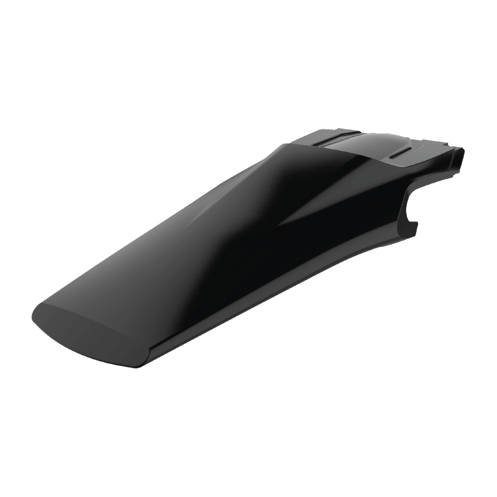 POLISPORT REAR FENDER HUSQVARNA TC/FC/TX/FX 19-22, TE/FE 20-23 YELLOW (WITH LUGS)  BLACK