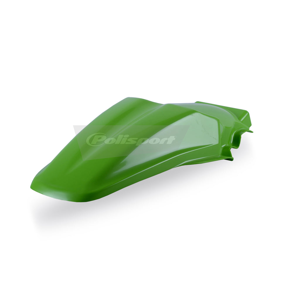 POLISPORT REAR FENDER KAWASAKI KX85-100 01-13, RM100 03-08 GREEN  GREEN
