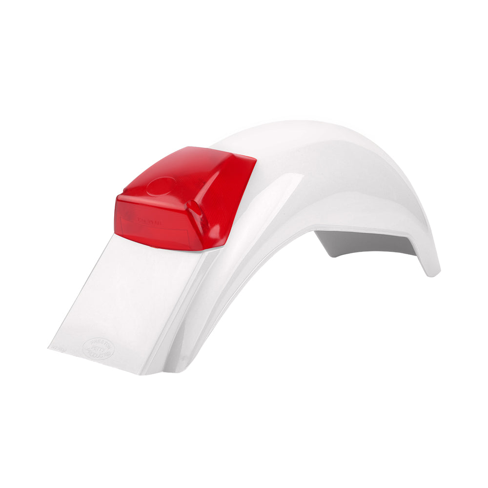 POLISPORT PRESTON PETTY IT REAR FENDER  WHITE