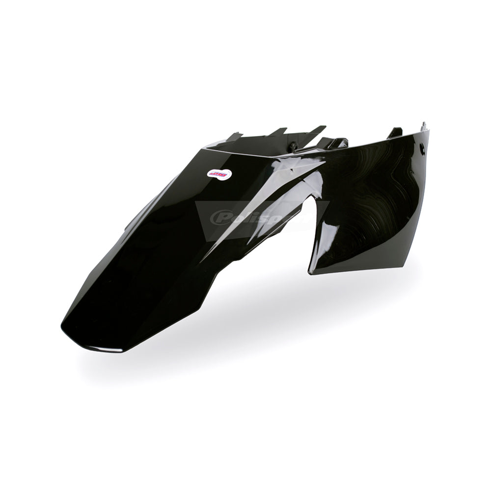 POLISPORT REAR FENDER/SIDE PANEL GAS GAS EC125-450 07-09  BLACK