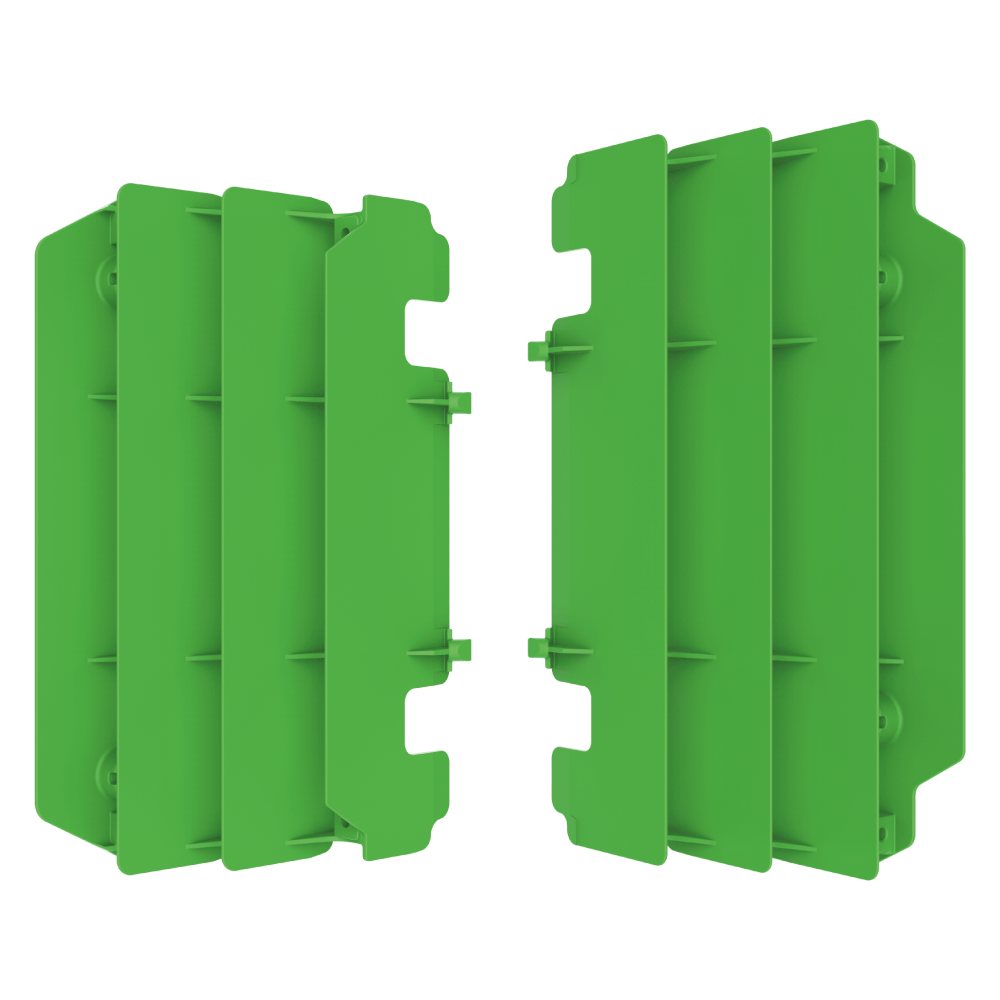 POLISPORT RAD LOUVRES KAWASAKI KX125 97-98/03-08, KX250 98-98/03-04  GREEN