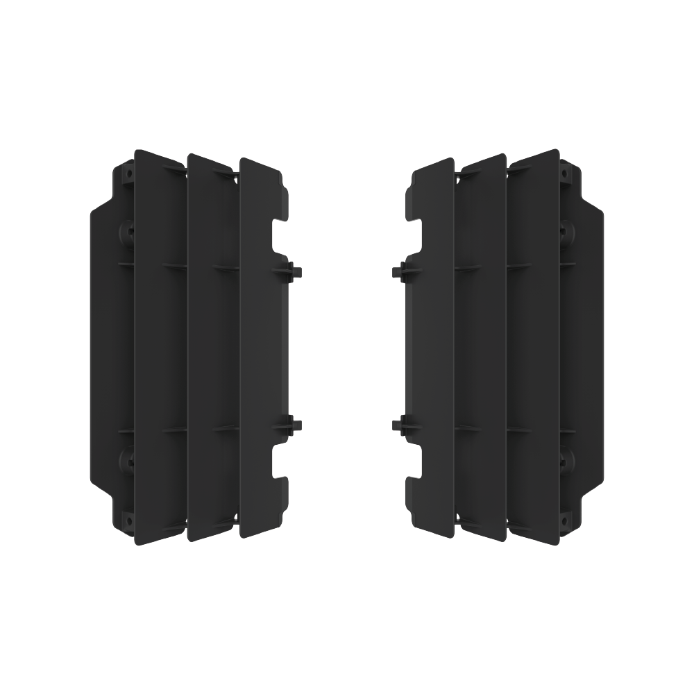 POLISPORT RAD LOUVRES KAWASAKI KX250 05-08  BLACK