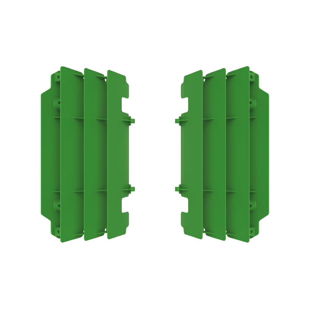 POLISPORT RAD LOUVRES KAWASAKI KX250 05-08  GREEN