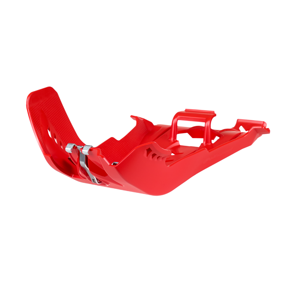 POLISPORT SKID PLATE INC LINKAGE PROTECTION BETA 250-300RR/X-PRO 20-25  RED