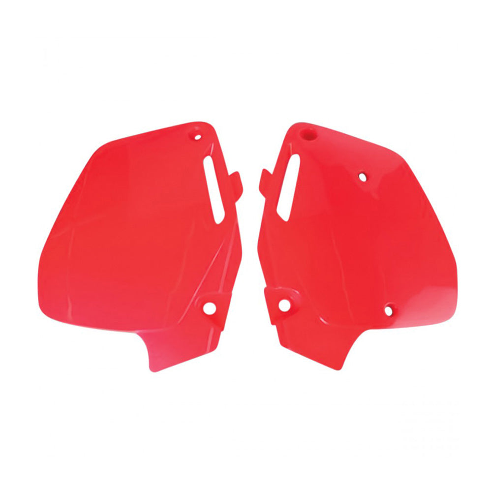 POLISPORT SIDE PANEL HONDA CR125 91-92, CR250 90-91  FLUORECSENT RED  FLUORESCENT RED