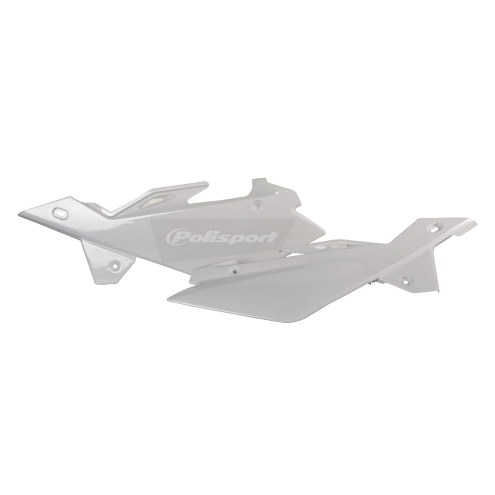 POLISPORT SIDE PANEL HUSQVARNA CR/WR125 06-08,CR/WR250 06-11 TC250-510 05-07 WHITE  WHITE