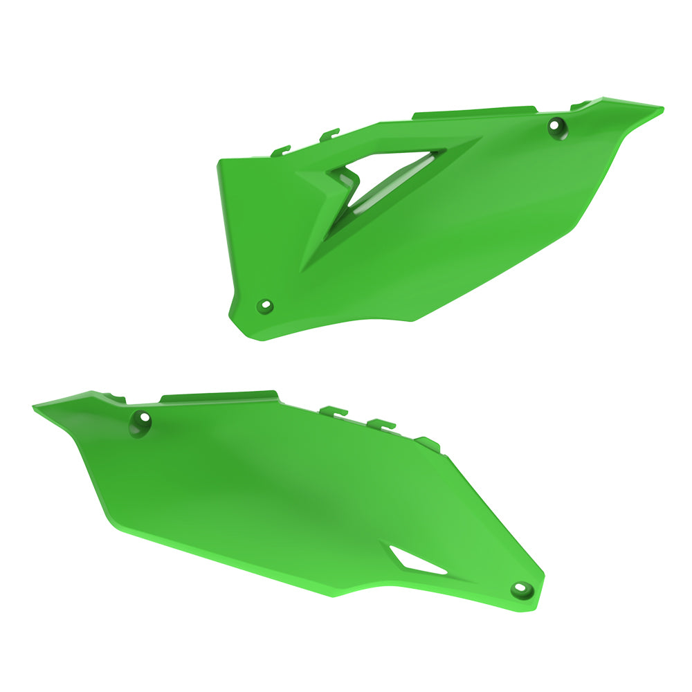 POLISPORT SIDE PANEL KAWASAKI KX250F/X 21-24, KX450F/X 19-23  GREEN