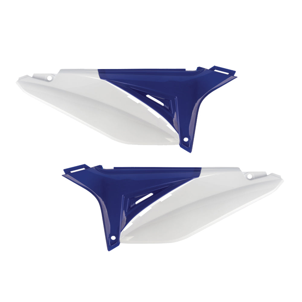 POLISPORT SIDE PANEL+AIRBOX COVERS SHERCO SE-R/SE-F 12-16 (OEM) BLUE/WHITE  WHITE