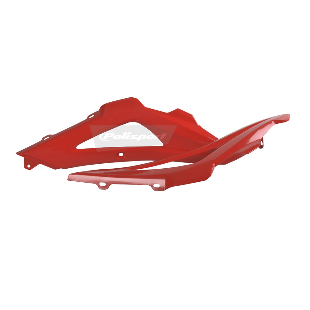 POLISPORT TANK COVER/RAD SCOOP HUSQVARNA CR125 08-09, TC250-510 08-09, END ALL 08-09 RED