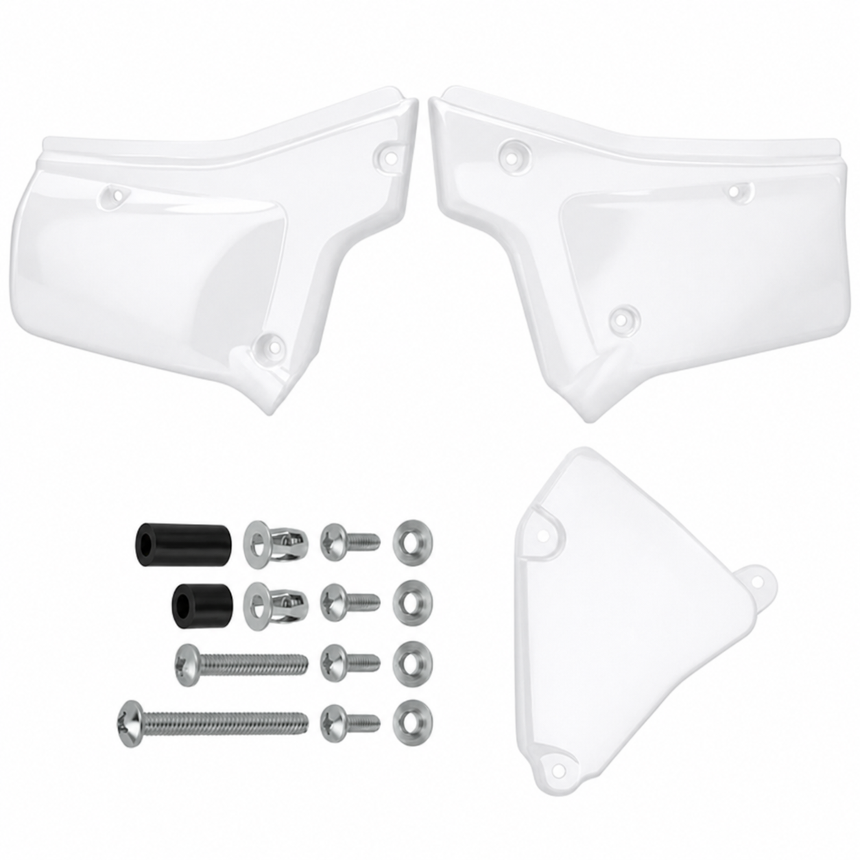 Dirt Racing Side Panels Left & Right Covers White Honda 84-03 XR200R XR250R 206107