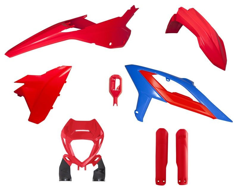 Rtech Plastics Plastic Kit/6 2023-24 Beta Rr, Red/blue, Rtech R-kitbet-rsb-623