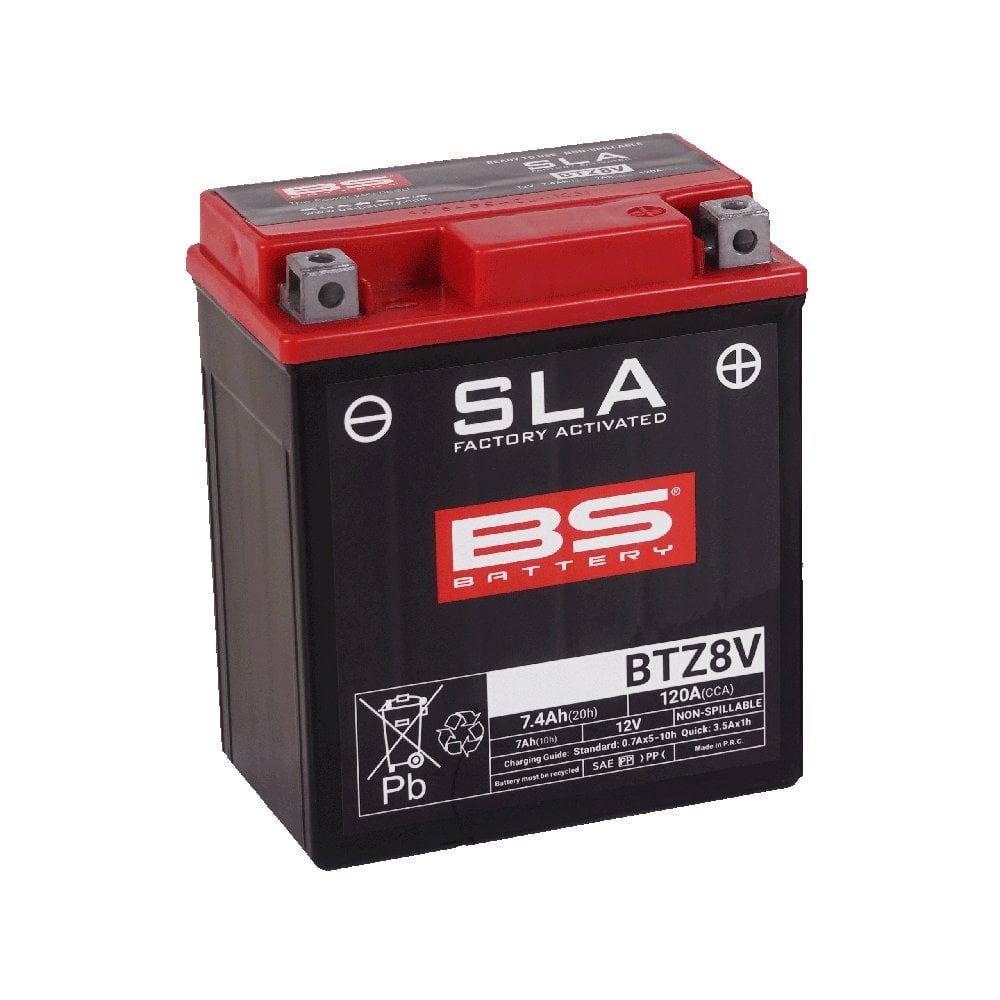 BS Battery BS BTZ8V SLA (WC) Factory Activated Battery