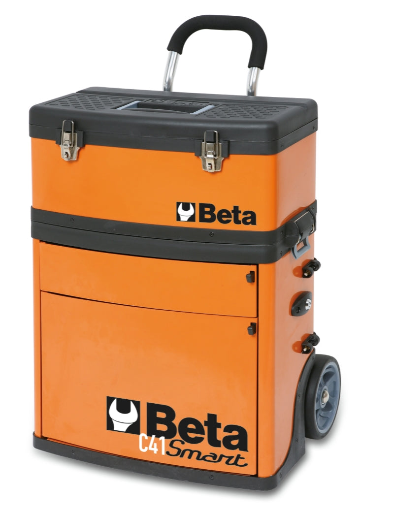 Two-Module Tool Trolley with Detachable Tool Box and Drawers - Beta ...