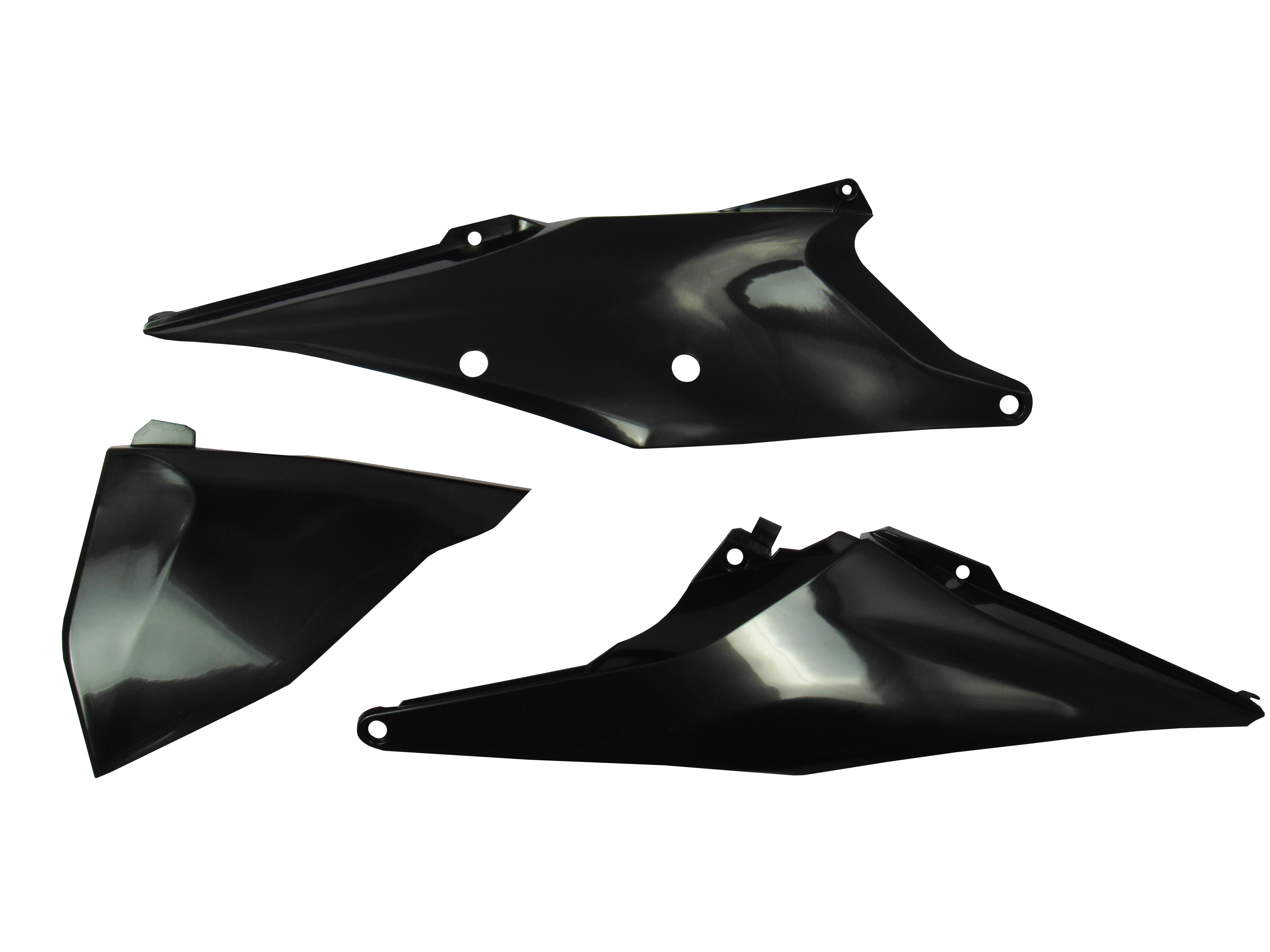 AMX Side Panels with Airbox Covers - KTM SX / SX-F 2019-2022 / EXC / EXC-F 2020-2023 - Black