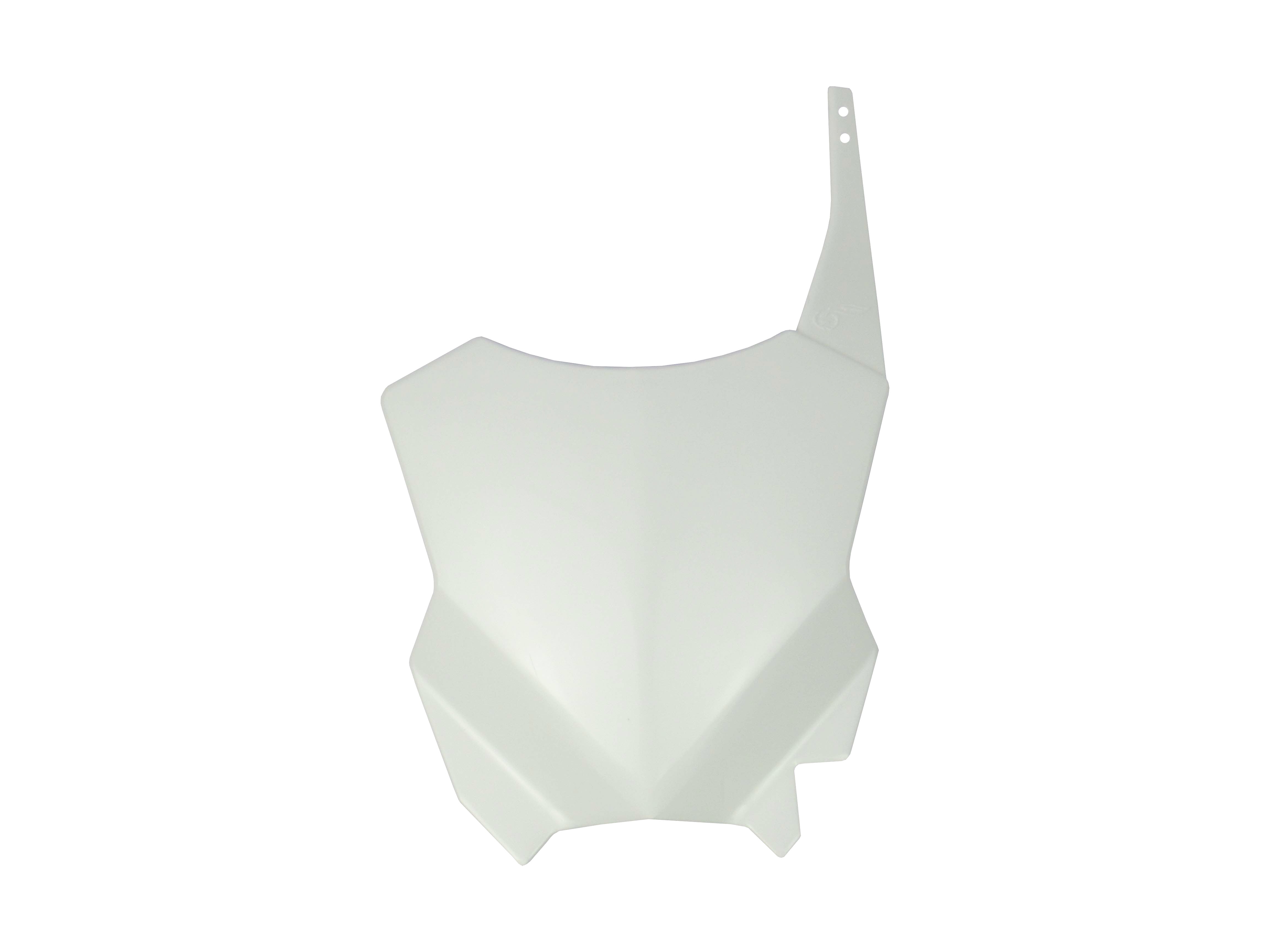 AMX Front Number Plate - Kawasaki KX250F 2017-2023 / KX450F 2016-2023 - White
