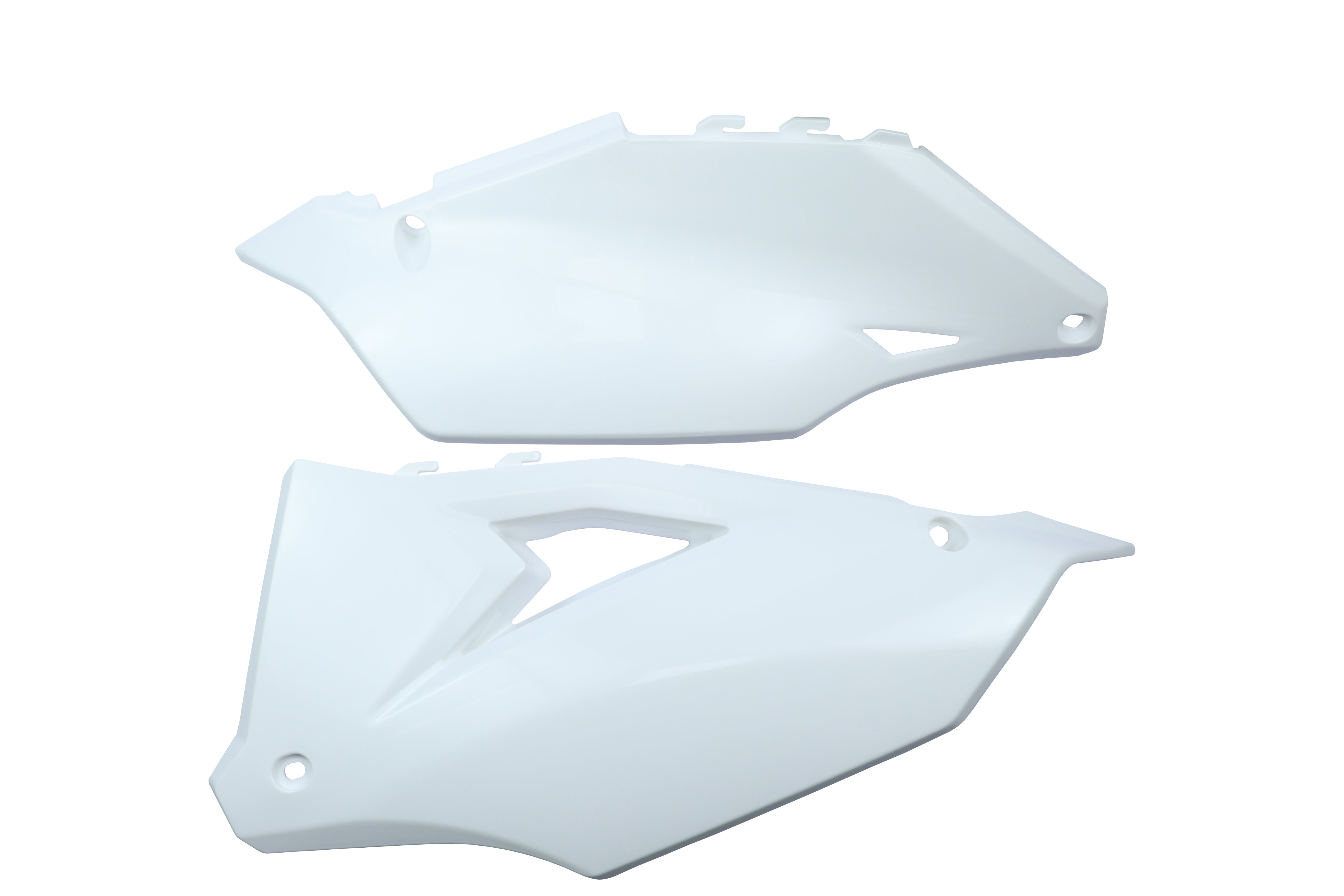 AMX Side Panels - Kawasaki KX250F 2021-2023 / KX450F 2019-2023 - White