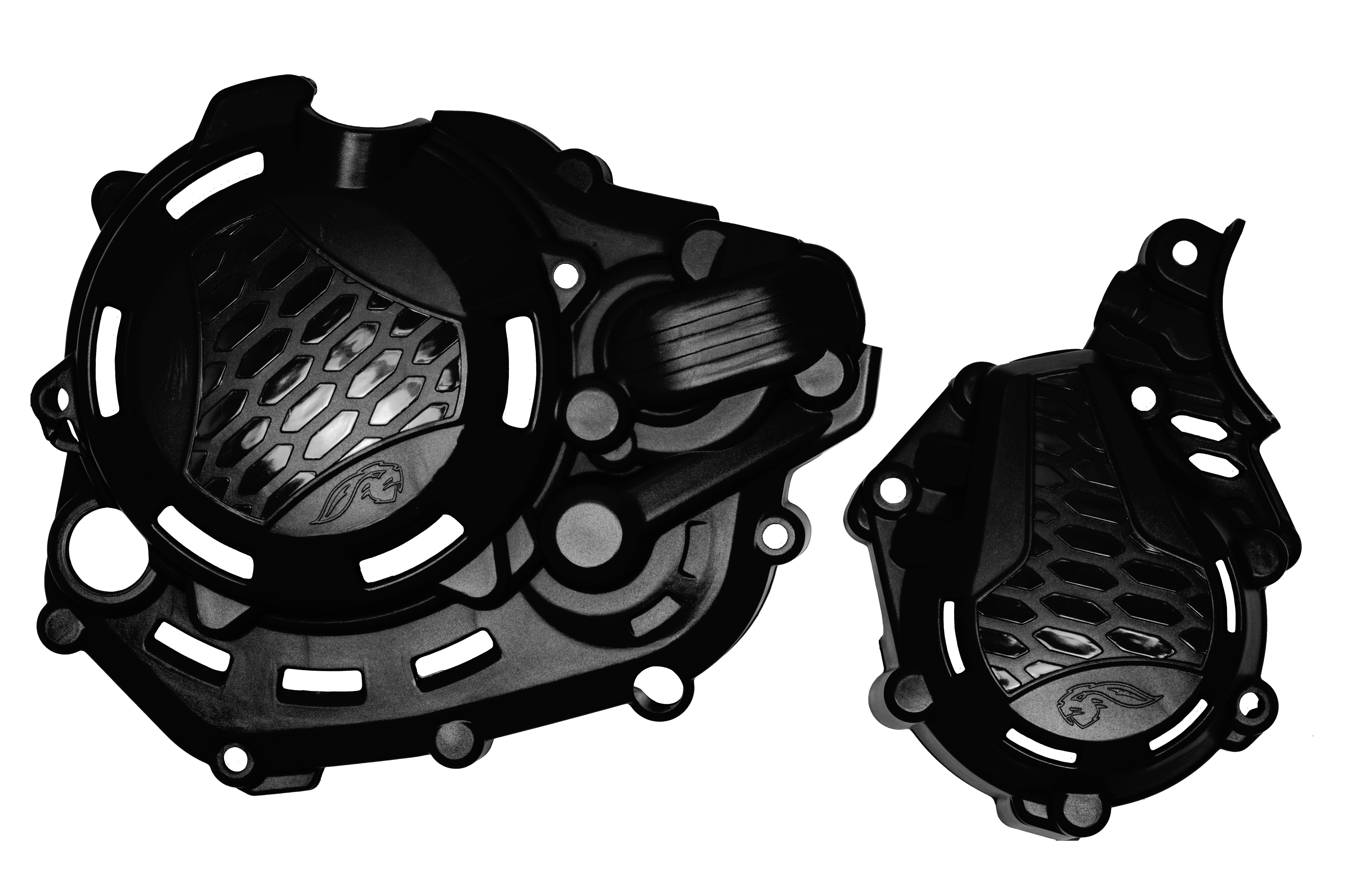 AMX Engine Cover Protector - KTM 4T KTM 450 Cross 2016-2022 - Black