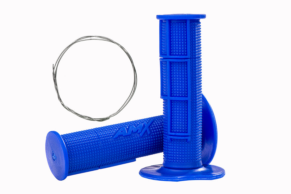 AMX Pro Soft Handlebar Grips - Blue