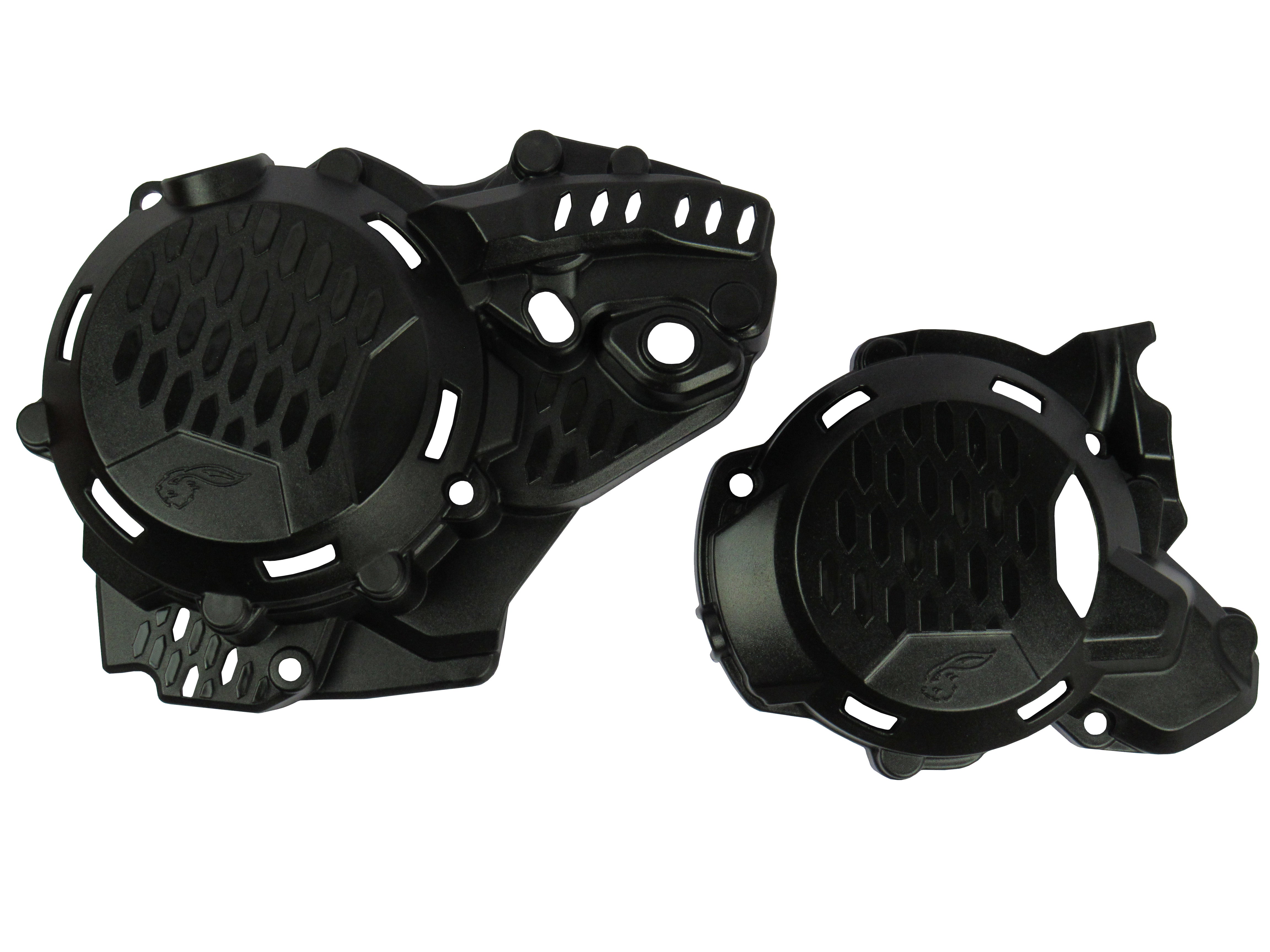 AMX Engine Cover Protector - KTM 2T KTM 250 / 300 Cross 2017-2022 - Black
