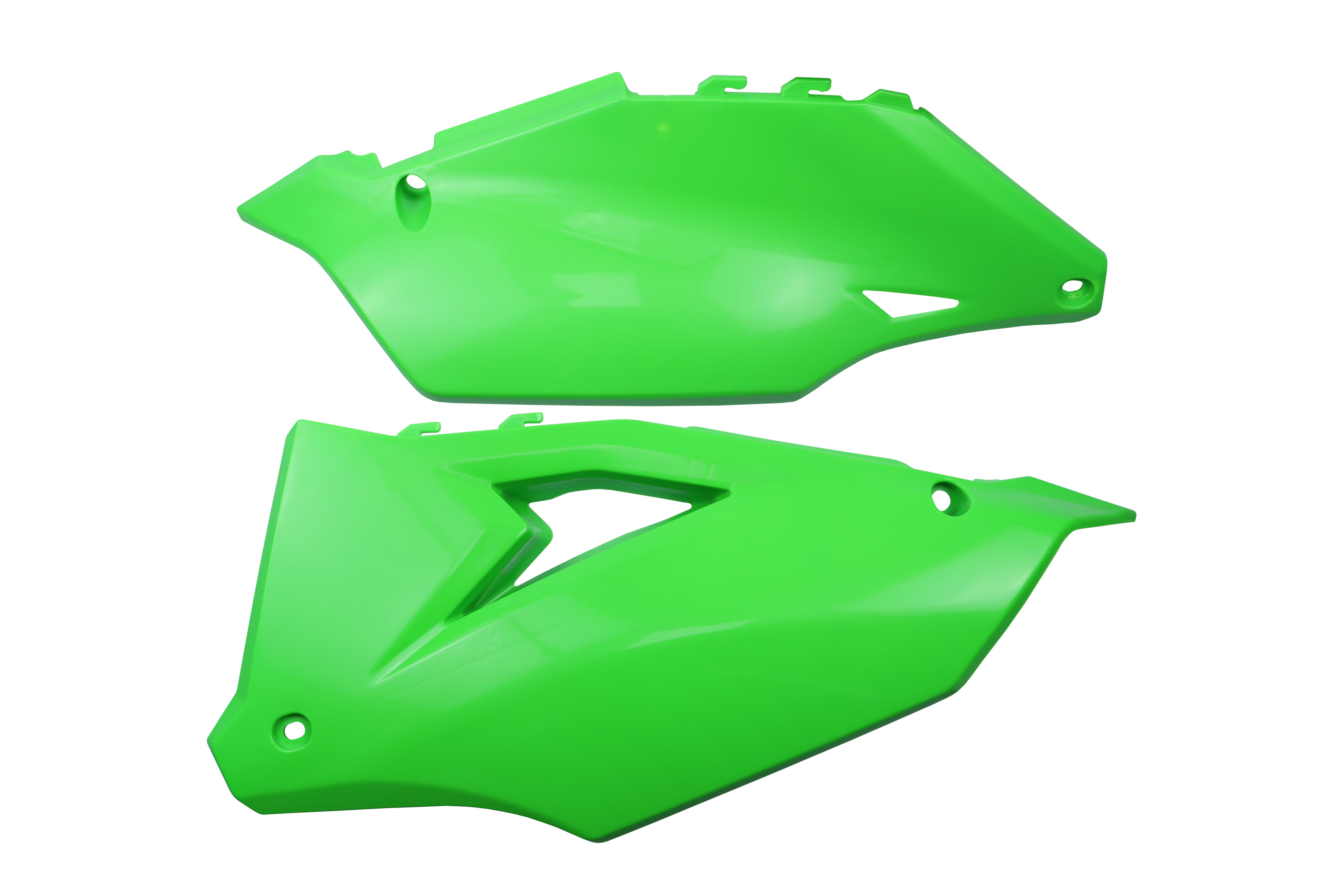 AMX Side Panels - Kawasaki KX250F 2021-2023 / KX450F 2019-2023 - Green