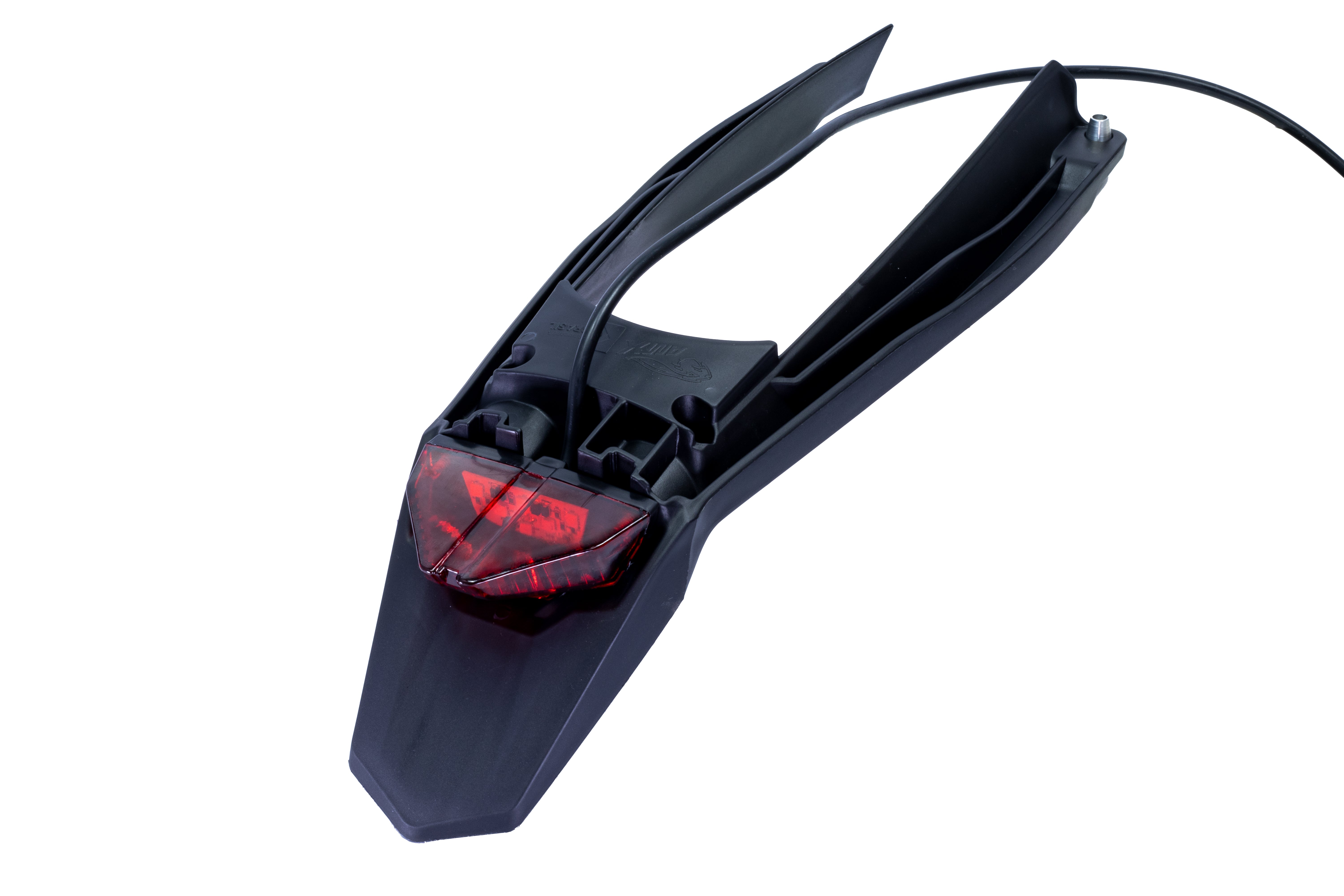 AMX Tail Light - KTM EXC / EXC-F 2020-2023 - Black/Red Clear