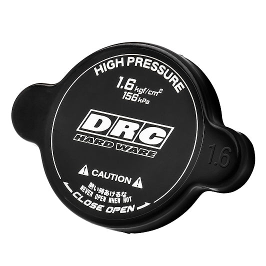DRC Radiator cap high pressure 1.6-Kgf (Black)