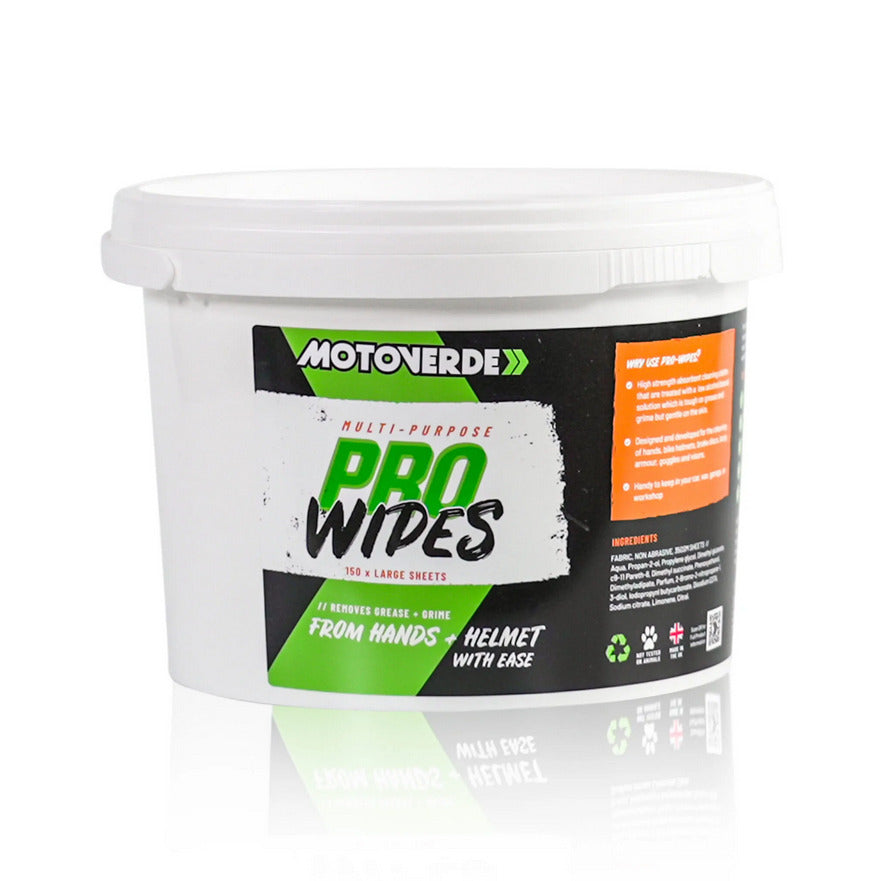Motoverde Motoverde Grease, Grime & Dirt Multi-purpose Pro-wipes (150 X Wipes)