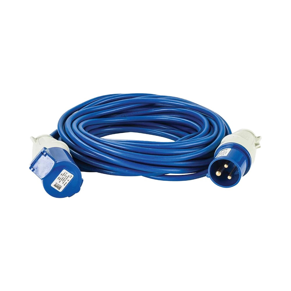Silverline Tools Defender Extension Lead Blue, 1.5mm, 16A, 14M