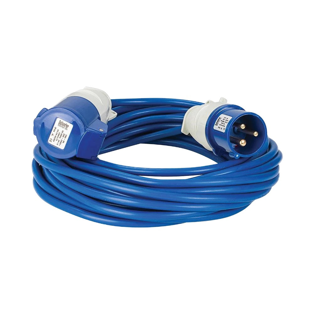 Silverline Tools Defender Extension Lead Blue, 2.5mm, 16A, 14M