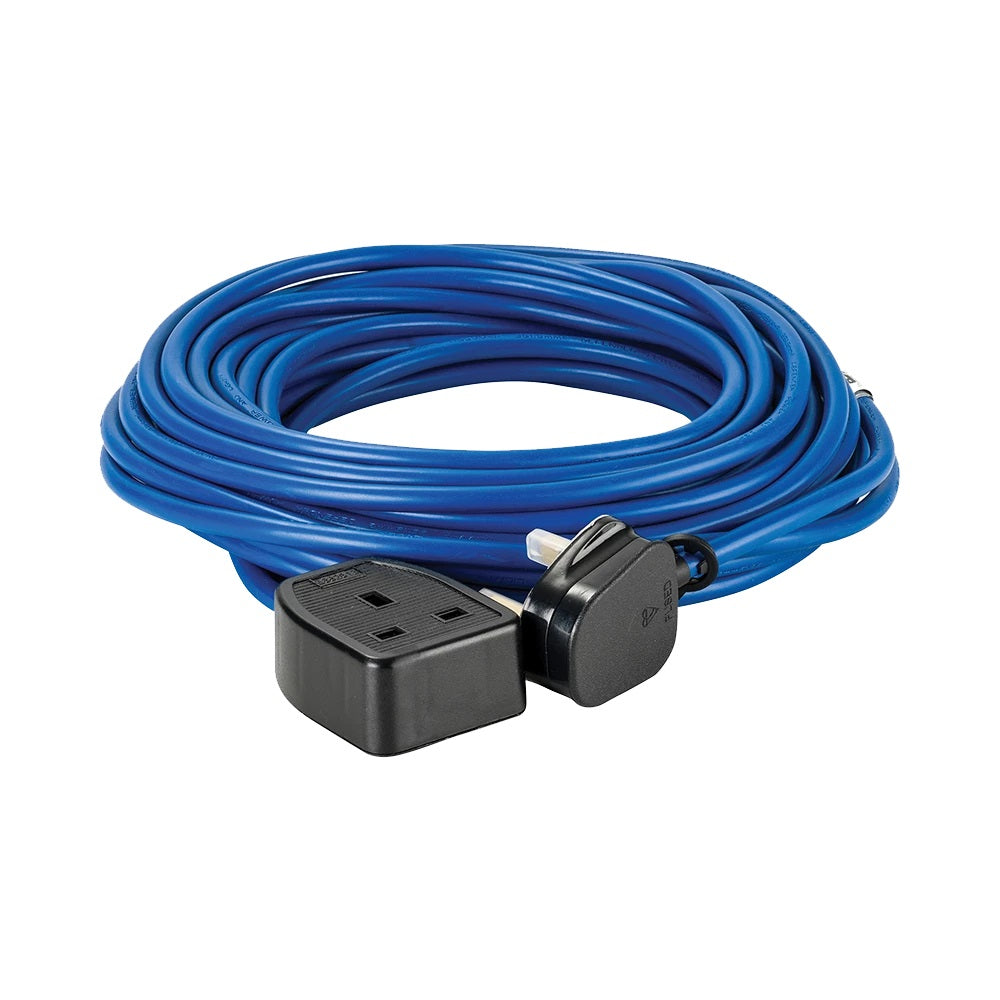 Silverline Tools Extension Lead Blue, 1.5mm 13AMP 14METRES