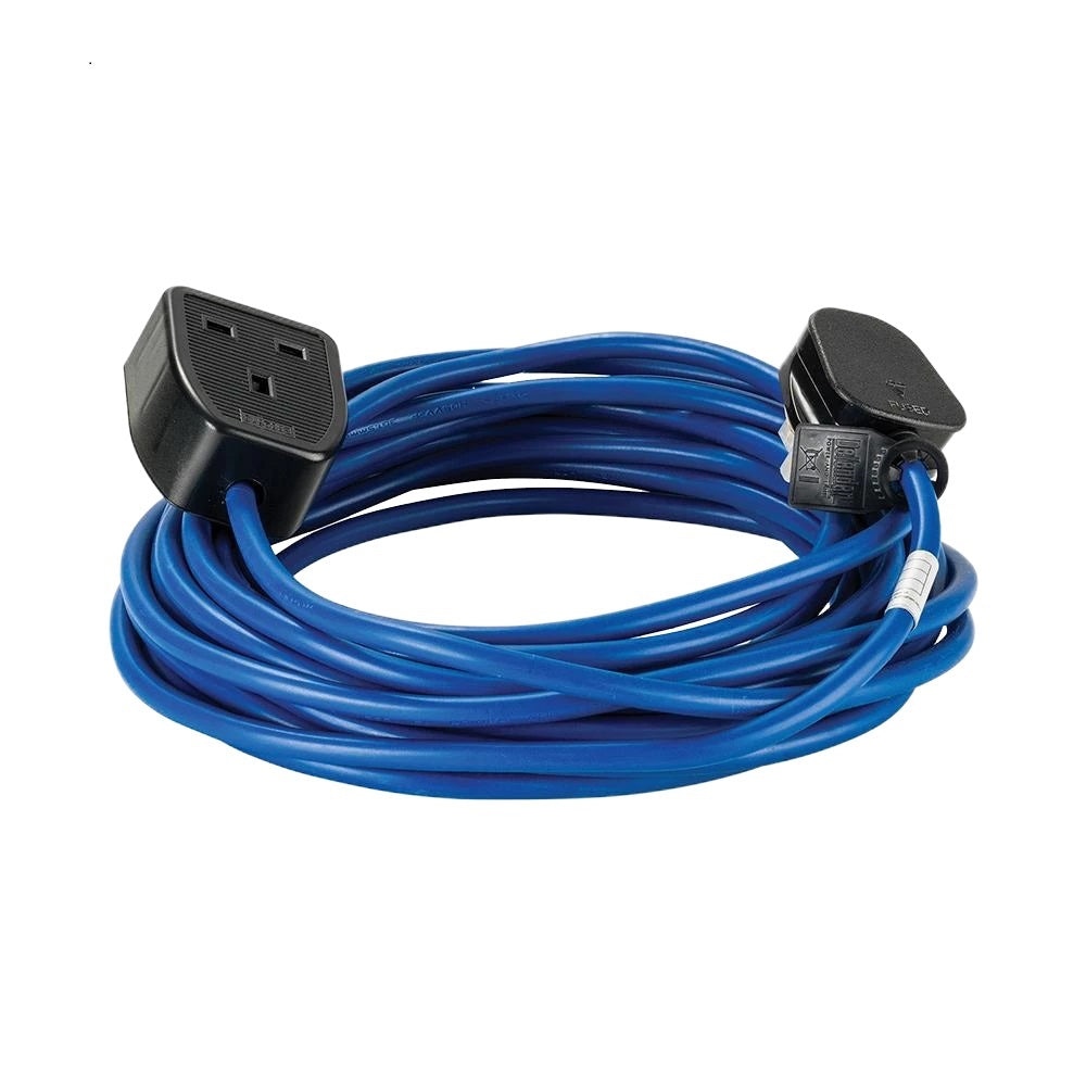 Silverline Tools Extension Lead Blue, 1.5mm 13AMP 10METRES