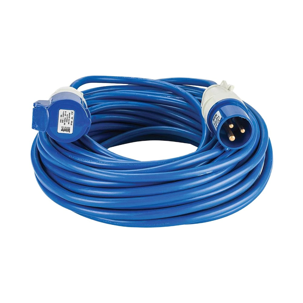 Silverline Tools Defender Artic Extension Lead Blue, 2.5mm, 16A, 25M